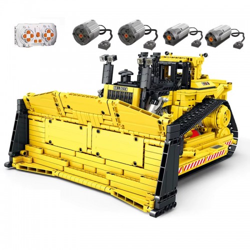 Конструктор бульдозер з пультом 1836 деталей Reobrix Mechanical D11 22001