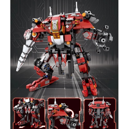 Конструктор трансформер 3в1 динозавр Трицератопс 930 деталей Reobrix Mecha Dino 33003