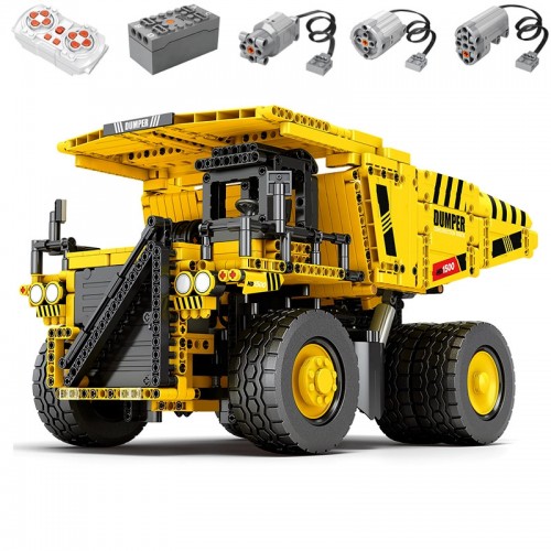 Конструктор Caterpillar 797 кар'єрний самоскид з пультом 1622 деталей Reobrix Mechanical 22025