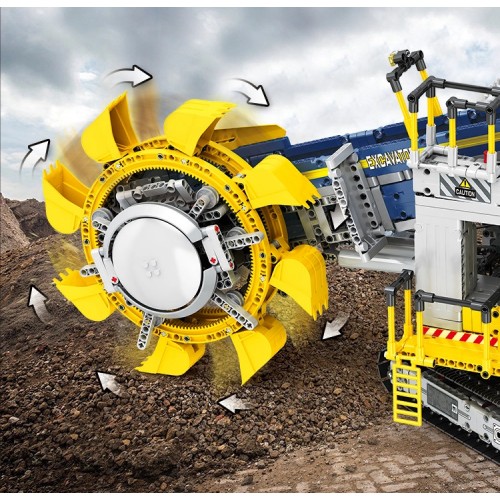 Конструктор роторний екскаватор з пультом 3188 деталей Reobrix Mechanical 22017