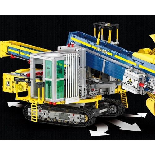 Конструктор роторний екскаватор з пультом 3188 деталей Reobrix Mechanical 22017