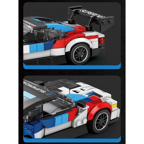 Конструктор BMW M4 GT3 машина 385 деталей Reobrix Technologie 672