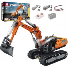 Конструктор екскаватор з пультом 1106 деталей Reobrix Mechanical 22003