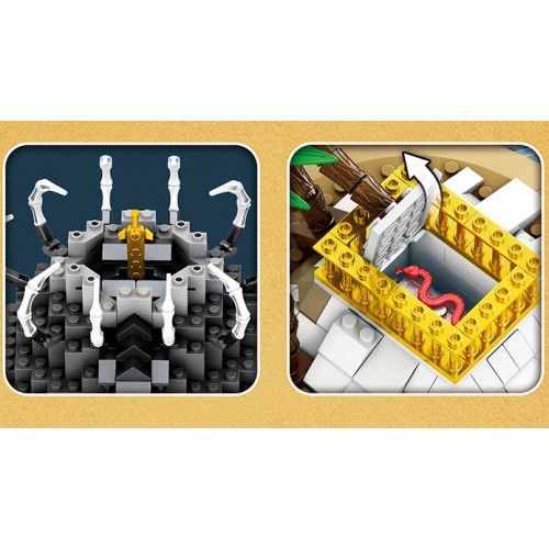 Конструктор піратська бухта 2960 деталей Reobrix 66012