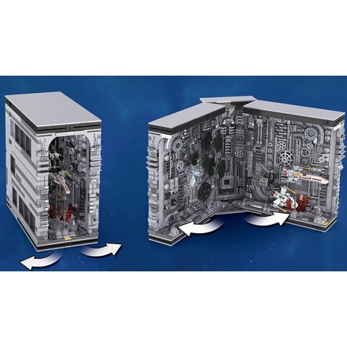 Конструктор Планета Зоряний Помста 3068 деталей 3D книга на полицю Reobrix 66030