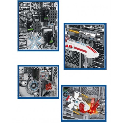 Конструктор Планета Зоряний Помста 3068 деталей 3D книга на полицю Reobrix 66030