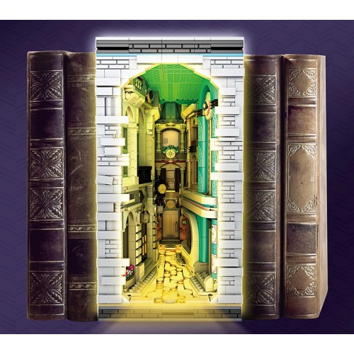 Конструктор Вулична Архітектура 3108 деталей 3D книга на полицю Reobrix 66032