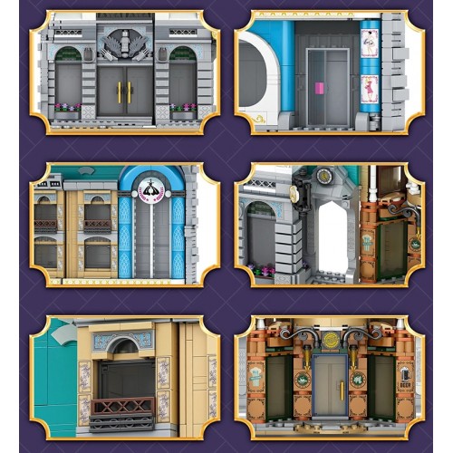 Конструктор Вулична Архітектура 3108 деталей 3D книга на полицю Reobrix 66032