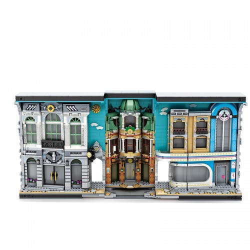 Конструктор Вулична Архітектура 3108 деталей 3D книга на полицю Reobrix 66032