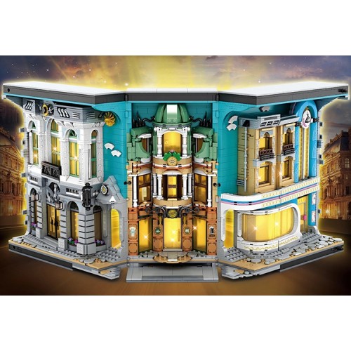 Конструктор Вулична Архітектура 3108 деталей 3D книга на полицю Reobrix 66032