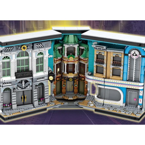 Конструктор Вулична Архітектура 3108 деталей 3D книга на полицю Reobrix 66032