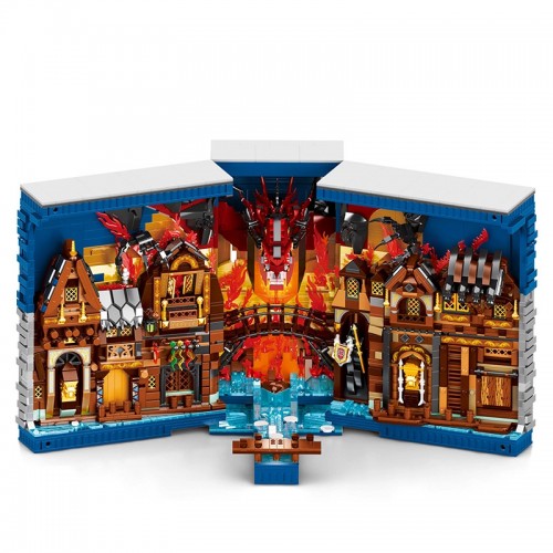 Конструктор Книга Шира 3398 деталей 3D книга на полицю Reobrix 66035