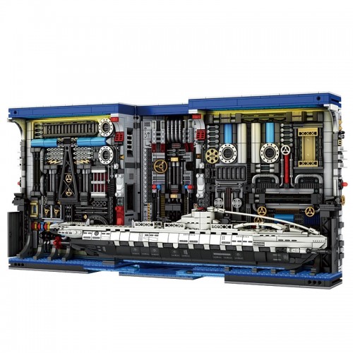 Конструктор Завод Підводних Човнів 3466 деталей 3D книга на полицю Reobrix 66038