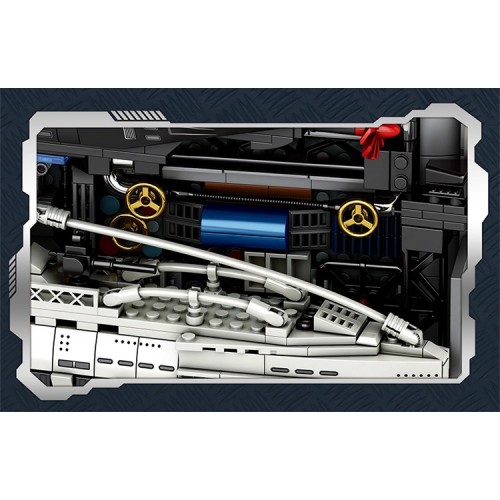 Конструктор Завод Підводних Човнів 3466 деталей 3D книга на полицю Reobrix 66038