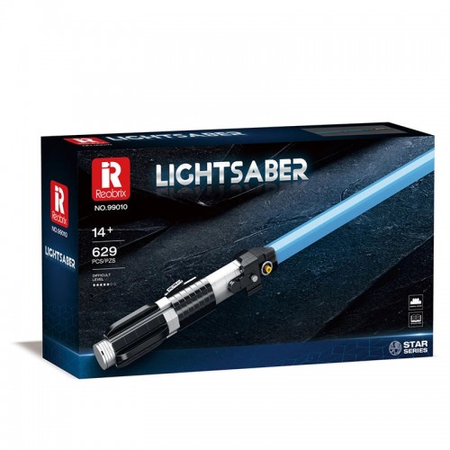 Конструктор Світловий Меч блакитний 629 деталей довжина 95см Reobrix 99010