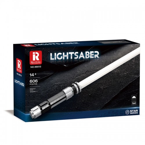 Конструктор Світловий Меч білий 606 деталей довжина 95см Reobrix 99013