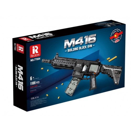 Конструктор штурмова гвинтівка M416 1188 деталей Reobrix 77004