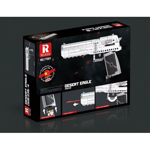 Конструктор пістолет Desert Eagle 408 деталей Reobrix 77001