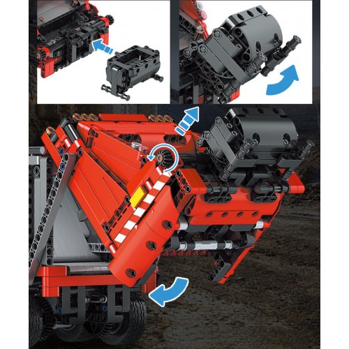Конструктор сміттєвоз 1689 деталей Mould King 15019