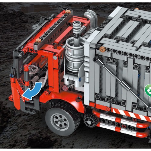 Конструктор сміттєвоз 1689 деталей Mould King 15019