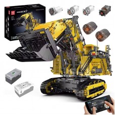 Конструктор кар'єрний екскаватор Liebherr R 9800 жовтий 4767 деталей Mould King 17070