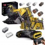 Конструктор кар'єрний екскаватор Liebherr R 9800 жовтий 4767 деталей Mould King 17070