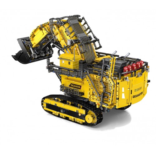 Конструктор кар'єрний екскаватор Liebherr R 9800 жовтий 4767 деталей Mould King 17070