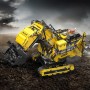 Конструктор кар'єрний екскаватор Liebherr R 9800 жовтий 4767 деталей Mould King 17070