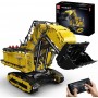 Конструктор кар'єрний екскаватор Liebherr R 9800 жовтий 4767 деталей Mould King 17070