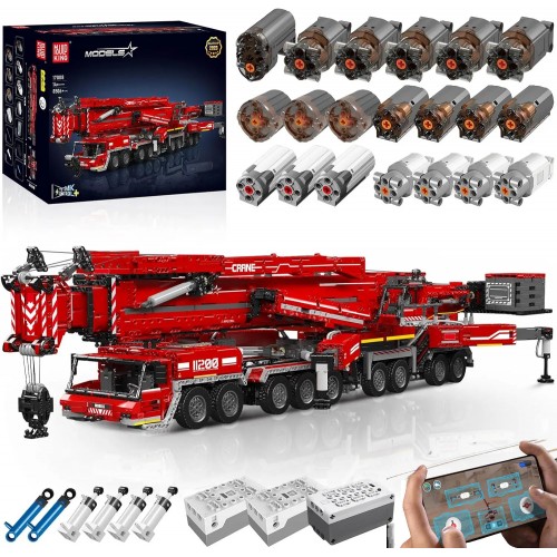 Конструктор автокран Liebherr LTM 11200 8506 деталей Mould King 17008