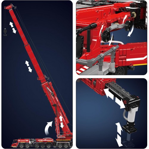 Конструктор автокран Liebherr LTM 11200 8506 деталей Mould King 17008