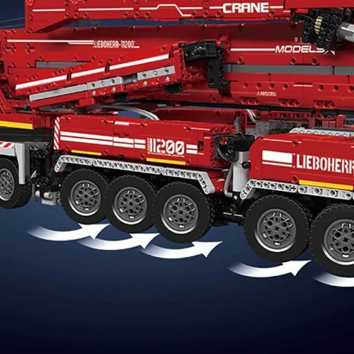 Конструктор автокран Liebherr LTM 11200 8506 деталей Mould King 17008