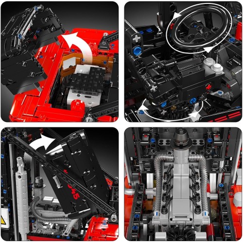 Конструктор механічний кран 2688 деталей Mould King 17047