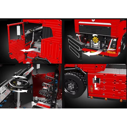 Конструктор пневматичний тягач FH16 4608 деталей Mould King 19015