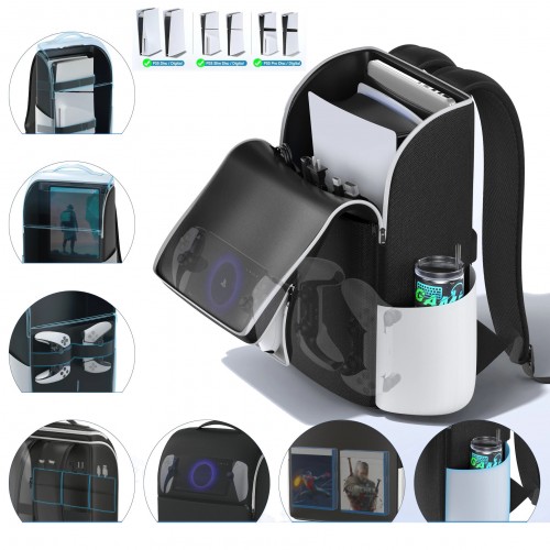 Рюкзак для PS5 Pro / Slim / Fat и Portal OIVO VG-P5369