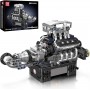 Конструктор двигун та коробка Supercar McL V8 737 деталей Mould King Mking Engine 10206