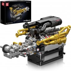 Конструктор двигун та коробка Valkyrie V12 974 деталей Mould King Mking Engine 10224