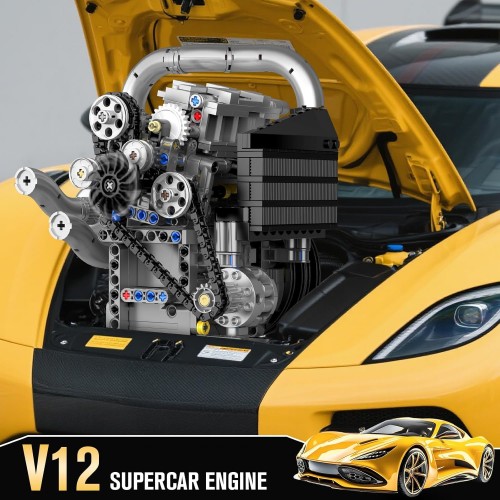 Конструктор двигун Koenig Supercar 739 деталей Mould King Mking Engine 10215