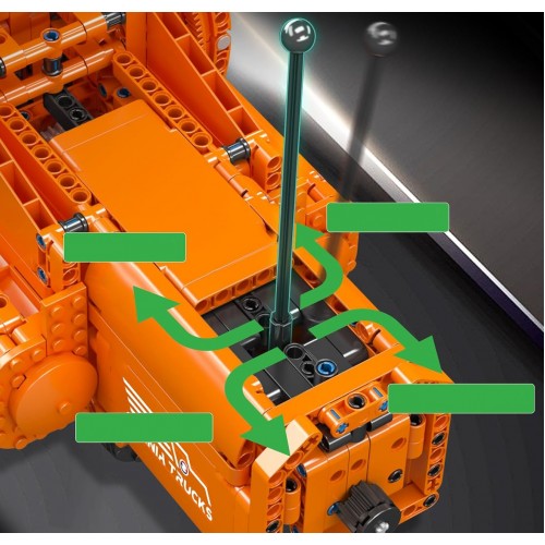 Конструктор двигун та коробка Inline-6 Truck 3236 деталей Mould King Mking Engine 10200