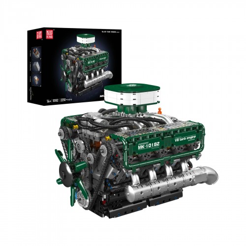 Конструктор двигун V8 Tank 2250 деталей Mould King Mking Engine 10182
