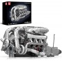 Конструктор двигун та коробка V8 Twin-Turbo 2899 деталей Mould King Mking Engine 10168