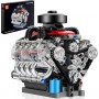 Конструктор двигун LSX454 V8 487 деталей Mould King Mking Engine 10171