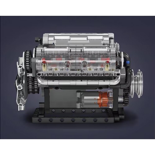 Конструктор двигун мотор V8 535 деталей Mould King Mking Engine 10088S 
