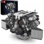 Конструктор двигун та коробка W12 Twin Turbo 871 деталей Mould King Mking Engine 10230
