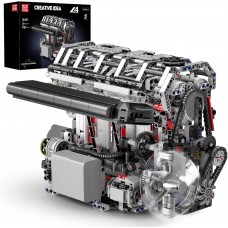 Конструктор двигун мотор L4 1787 деталей Mould King Mking Engine 10087