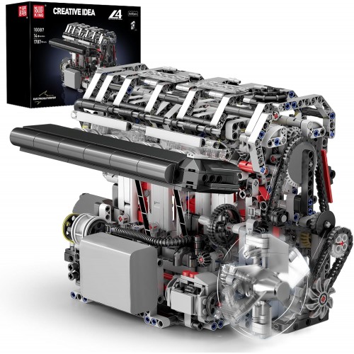 Конструктор двигун мотор L4 1787 деталей Mould King Mking Engine 10087