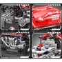 Конструктор двигун та коробка Supercar V12 863 деталей Mould King Mking Engine 10226