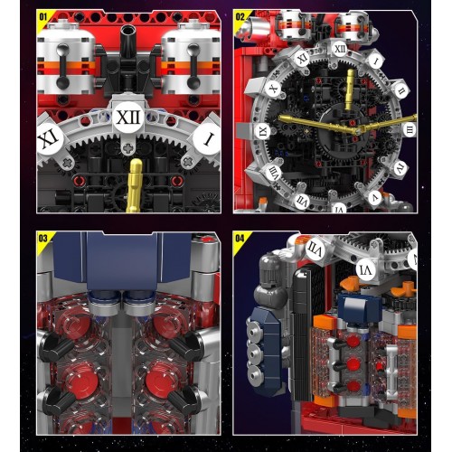 Конструктор механічний годинник 1787 деталей Mould King 10187