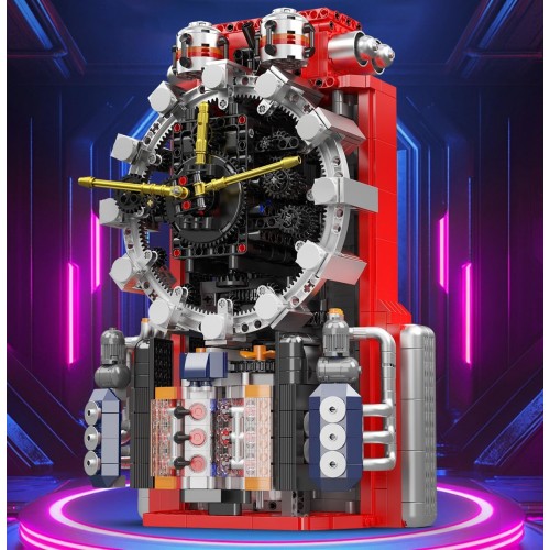 Конструктор механічний годинник 1787 деталей Mould King 10187