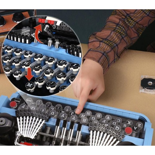 Конструктор ретро друкарська машинка 2139 деталей Mould King 10032